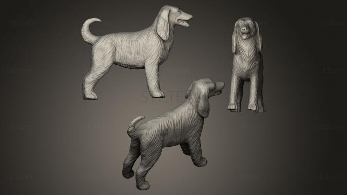 3D модель Собака с длинными ушами (STL)
